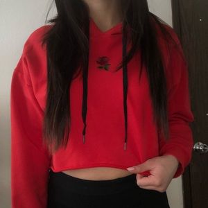 Crop sweater